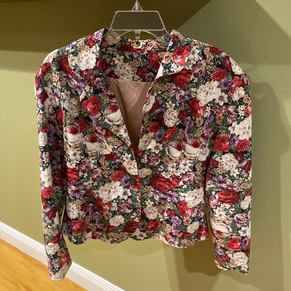 Flower Blazer (No Brand)